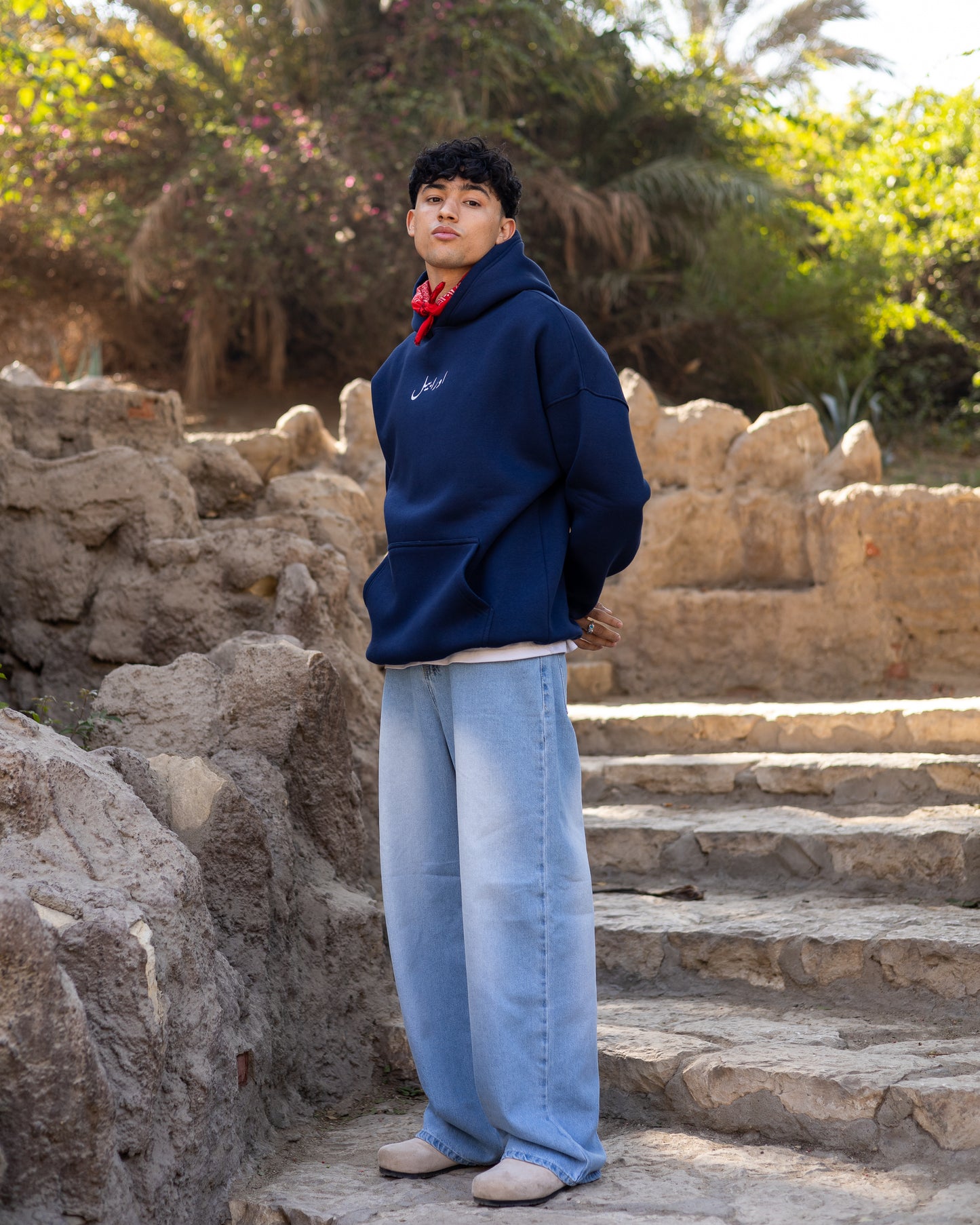 Habeeby leh navy hoodie