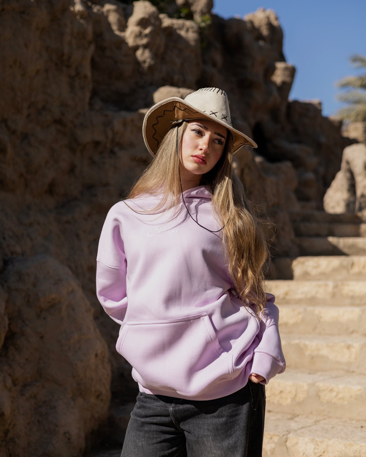 Tayer ya hawa lavender hoodie
