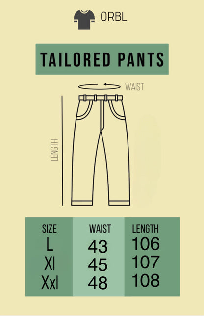 Dark Grey Tailored Pants