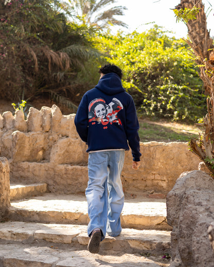 Habeeby leh navy hoodie