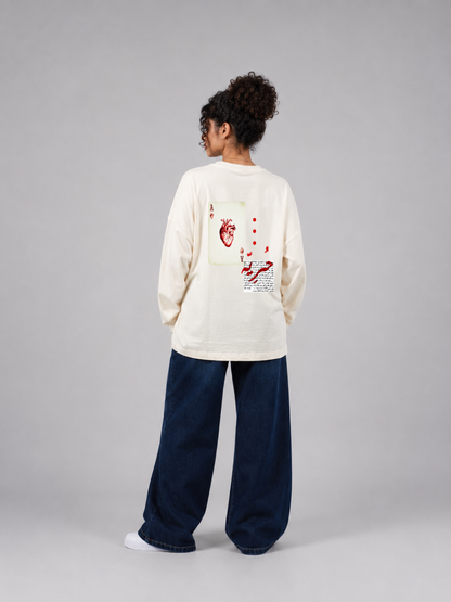 Horreya white oversized shirt