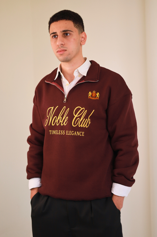 Noble quarter zipper