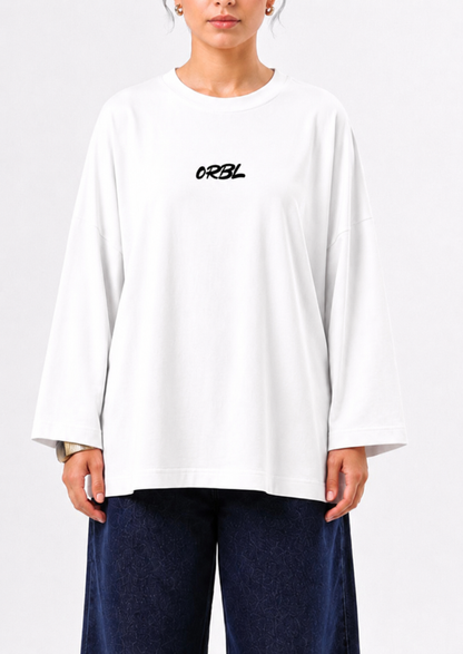 Who am i oversized white shirt